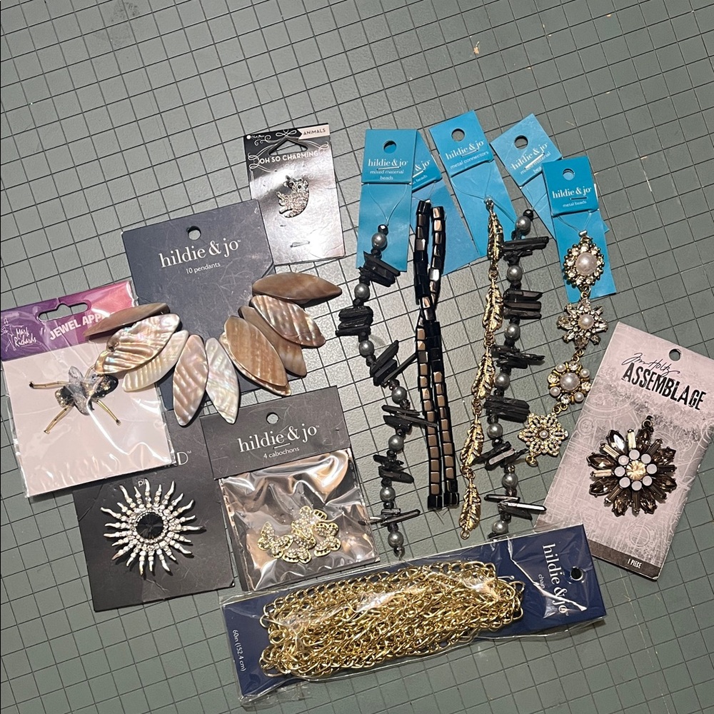 Large crafting lot for jewelry making